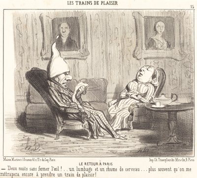 The Return to Paris by Honoré Daumier