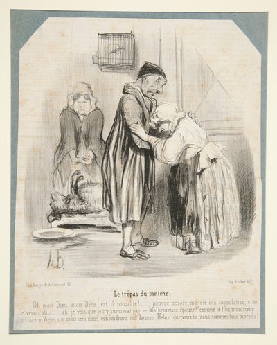 The Death of the Poodle by Honoré Daumier