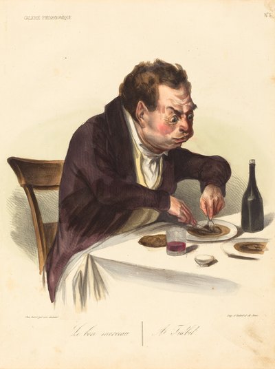 The Good Piece by Honoré Daumier