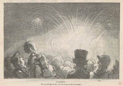 The Bouquet by Honoré Daumier