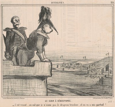 The Czar at Sevastopol by Honoré Daumier