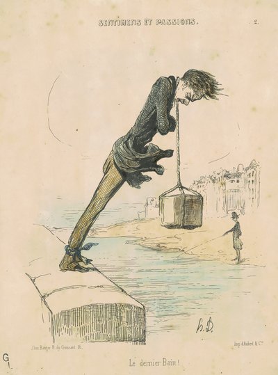 The Last Bath! by Honoré Daumier