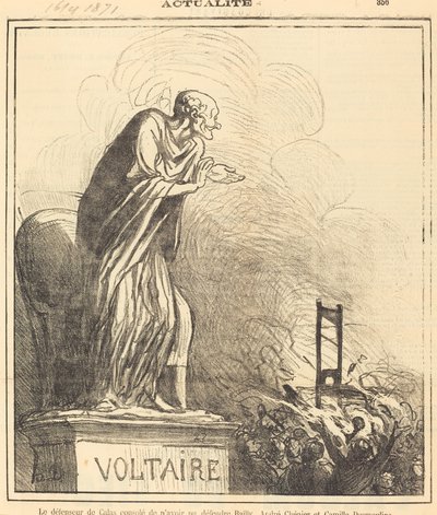 The Defender of Calas Consoled by Honoré Daumier