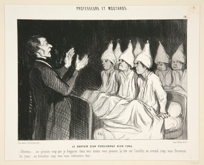 The Dormitory by Honoré Daumier