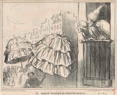 The New Standard of the Laundresses by Honoré Daumier