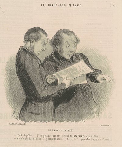 The Illustrated Rebus by Honoré Daumier