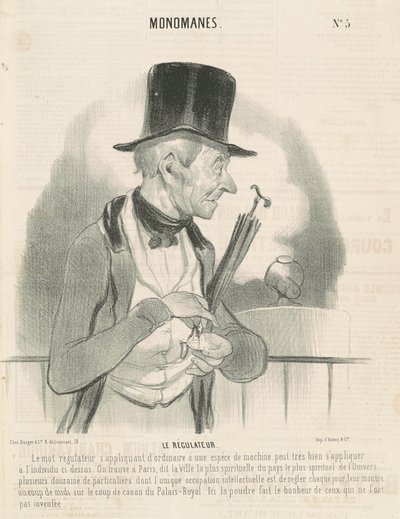 The Regulator by Honoré Daumier