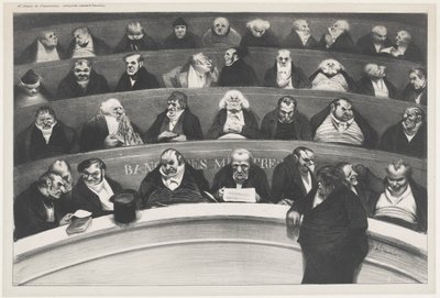 The Legislative Belly by Honoré Daumier