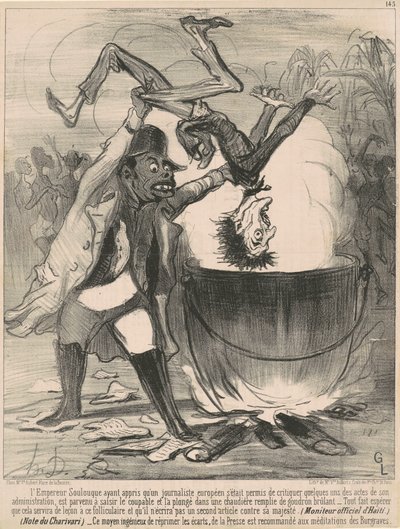 Emperor Soulouque ... by Honoré Daumier
