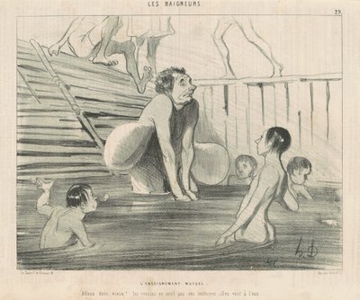 Mutual teaching by Honoré Daumier