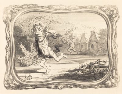 The Curious Punished by Honoré Daumier