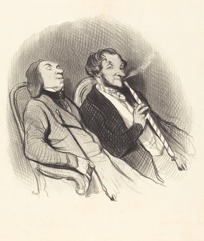 The Hashish Smokers by Honoré Daumier