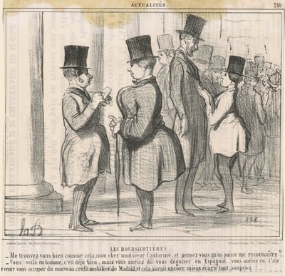 The Stock Market Women. Do You Find Me Well... by Honoré Daumier