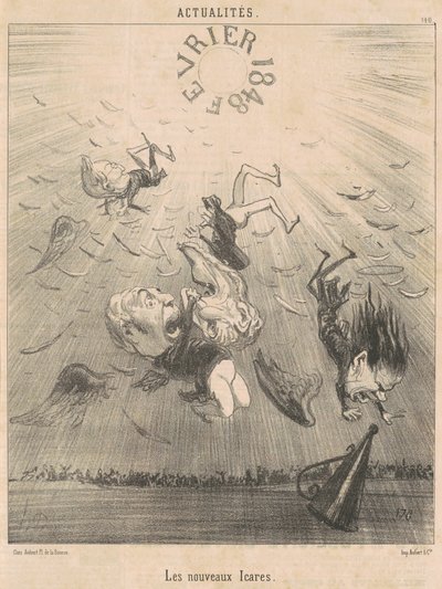 The New Icarus by Honoré Daumier