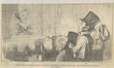The People of the Amiable Society Who by Honoré Daumier