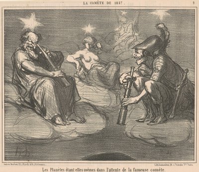 The Planets Themselves in by Honoré Daumier