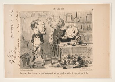 The Scholars by Honoré Daumier