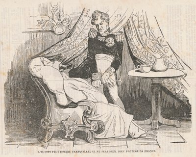 Europe can sleep peacefully ... by Honoré Daumier