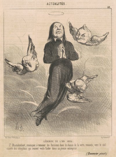 Legend of the Year 1850 by Honoré Daumier
