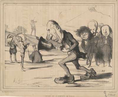 The time to return to class by Honoré Daumier