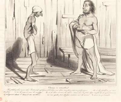 Man in Natural State by Honoré Daumier