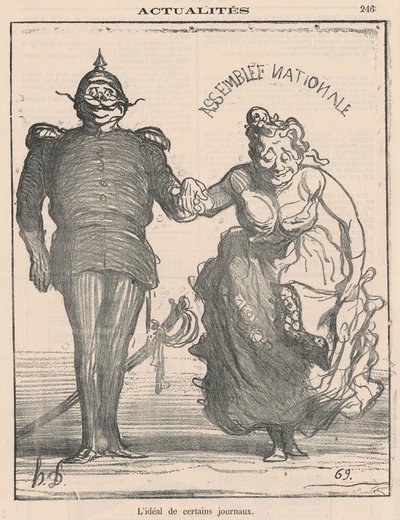 The Ideal of Certain Newspapers by Honoré Daumier