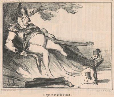 The Ogre and the Little Thumb by Honoré Daumier
