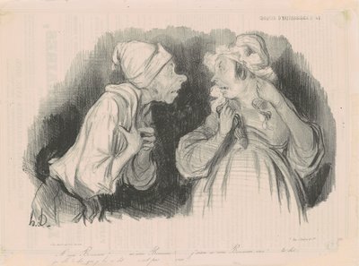 Mrs. Bonneau... I love Mrs. Bonneau! by Honoré Daumier