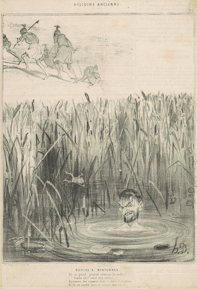 Marius at Minturnae by Honoré Daumier