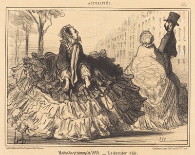 Spring Fashions of 1855 by Honoré Daumier