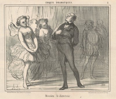 Mr. Director by Honoré Daumier