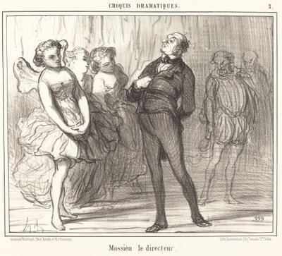Mossieu le directeur by Honoré Daumier