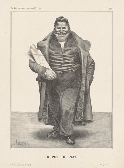 Mr. Pot de Noz by Honoré Daumier