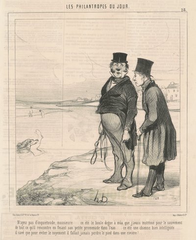 Do Not Worry... by Honoré Daumier