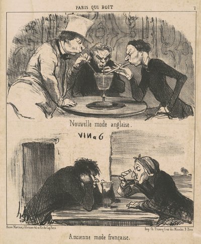 New English Fashion by Honoré Daumier