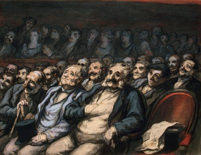 Orchestra Seat by Honoré Daumier