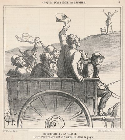 Opening of the Hunt by Honoré Daumier