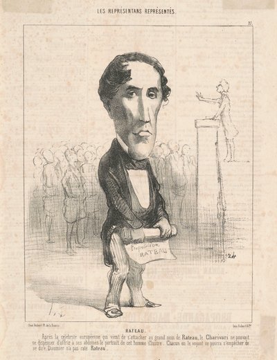 P. Lamotte Rateau by Honoré Daumier