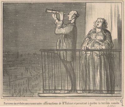 Incredulous Parisians by Honoré Daumier