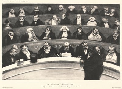 Parliament Bellies by Honoré Daumier