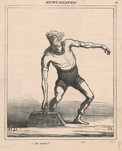 No Luck!!! by Honoré Daumier