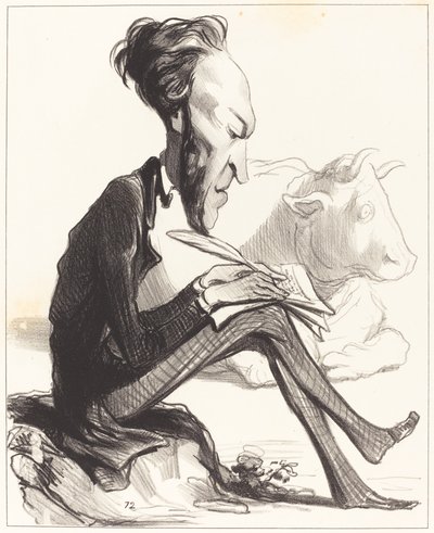 Ph. Auguste Demesmay by Honoré Daumier