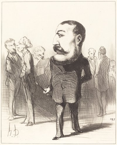 Pierre-Napoléon Bonaparte by Honoré Daumier
