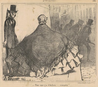 More Than That of Balloon... Excuse! by Honoré Daumier