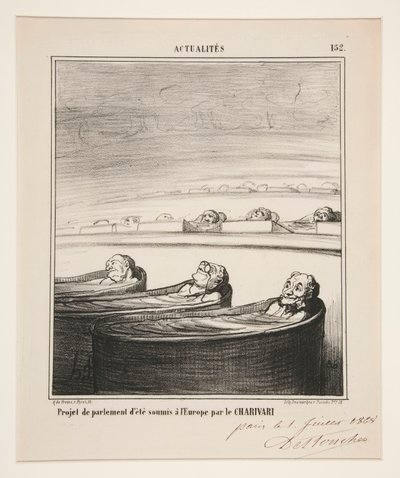 Project of Parliament by Honoré Daumier
