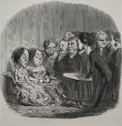 Rapping Spirits by Honoré Daumier