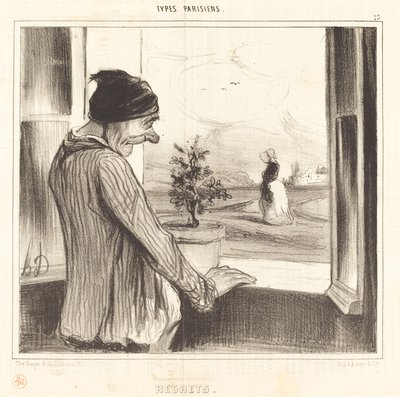 Regrets by Honoré Daumier