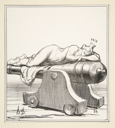 Renouvele de Turenne, from Actualites by Honoré Daumier