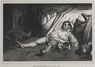 Rue Transnonain, April 15, 1834 by Honoré Daumier