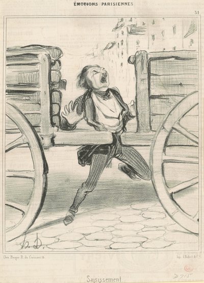 Shock by Honoré Daumier